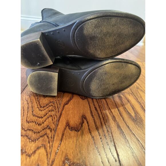 Lucky Brand Banterr 2 Womens 8 Leather Bootie Faux Fur Lining Zip Indie Boho - Picture 11 of 15